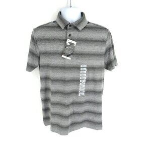 Members Mark Mens Small Gray Polo Shirt UPF 30 Moisture Wicking NWT